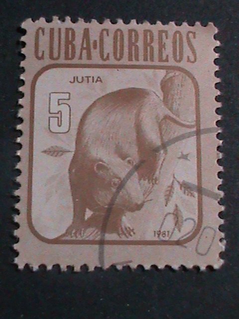 ​CUBA-BIRDS AND RARE ANIMALS OF CUBA FAMOUS USED STAMPS-SET-VERY FINE