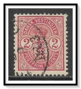 Danish West Indies #29 Coat Of Arms Used