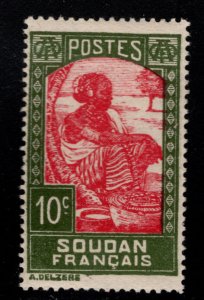 French Sudan Scott 66 MH* typical centering