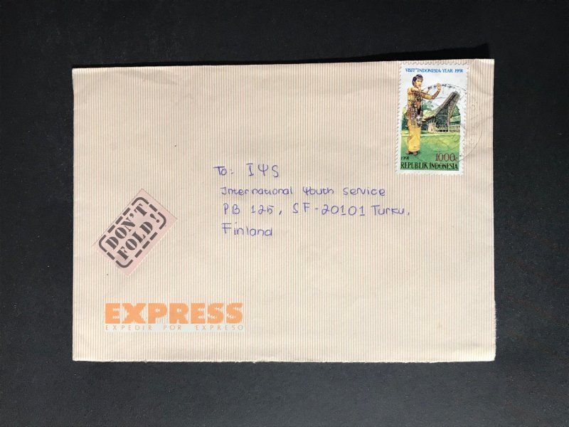Indonesia #780//B242 Cover to Finland (1970-1999) Cover #2074