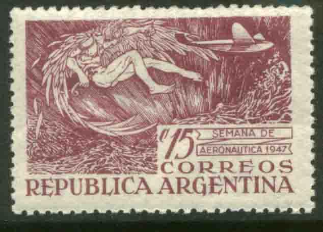 Argentina 566, Aviation Week, 1947. Unused.