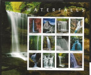 US Scott #5800, Miniature Sheet 2023 Waterfalls VF MNH