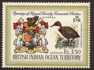 BIOT 1971 Royal Society Research Station; Scott 43, SG 40; MNH