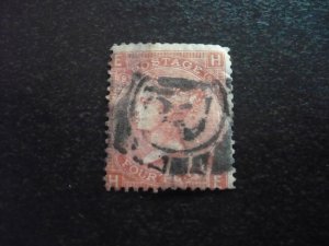 Stamps - Great Britain - Scott# 43 - Used Plate 9 - 4 Pence. Stamp