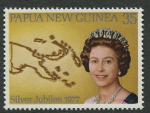 Papua New Guinea- Scott 464 - General Issue -1977 - MNH - Single 35t Stamp