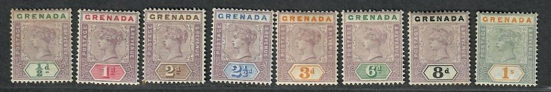 $Grenada Sc#39-46 M/H/VF, complete set, Cv. $140