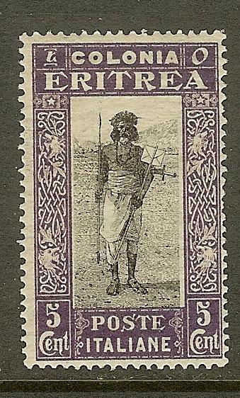 Eritrea, Scott #120, 5c Postman, MH