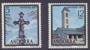 Andorra Sp 100-1 MNH Art, Architecture, Christmas, Cross of Terme