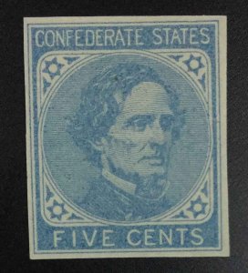 US STAMPS CSA #6 MINT OG NH VF LOT #97269