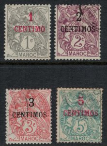 French Morocco #11-3,5*/u  CV $9.20