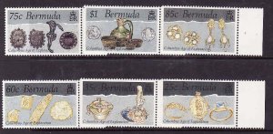 Bermuda-Sc#628-33- id9-unused NH set-Artifacts-1992-