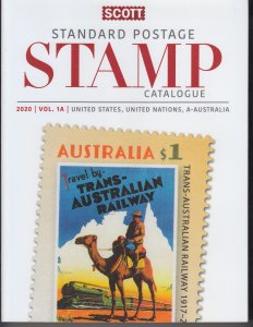2020 Vol 1A & 1B Scott Postage Stamp Catalog Like New