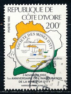 Ivory Coast #929C Single Used