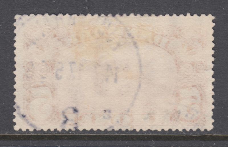 Denmark Sc 135 used. 1915 5k dark red General Post Office, sound, nice cancel