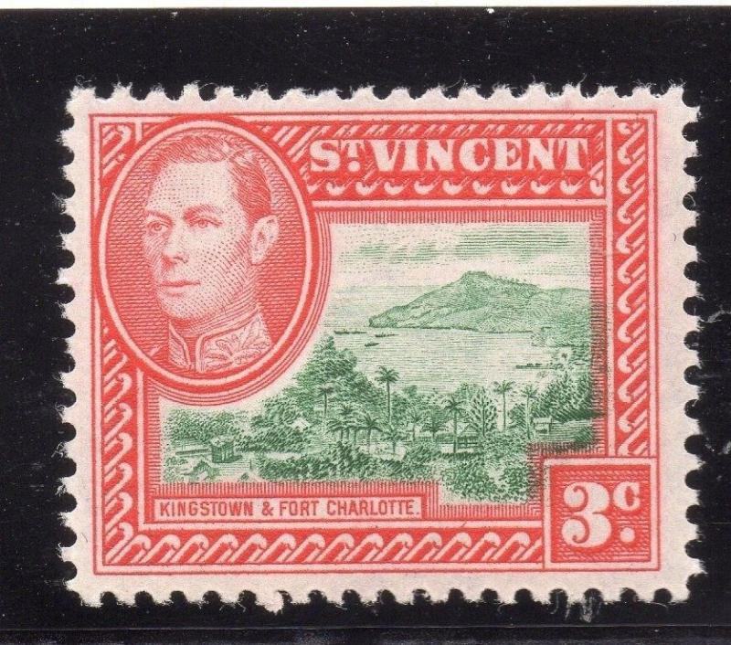 St Vincent 1949 Early Issue Fine Mint Hinged 3c. 295694