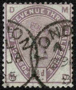 QV 1883 1 1/2d Lilac Wmk. 49 (Imp Crown) Used S.G. 188