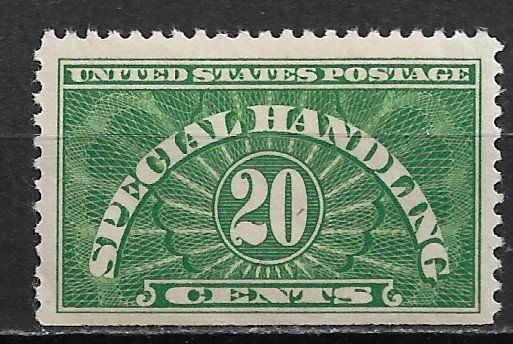 1928 USA QE3 Special Handling 20¢ MNH