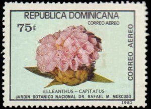 Dominican Republic #C349-C352, Complete Set(4), 1981, Flowers, Orchids, Hinged