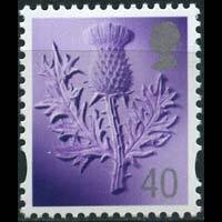 G.B.REGION-SCOTLAND 2004 - Scott# 24 Thistle Set of 1 NH