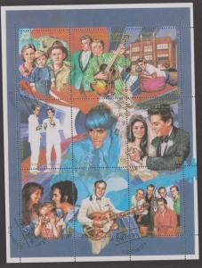 Sahara Occidental Elvis Miniature Sheet CTO