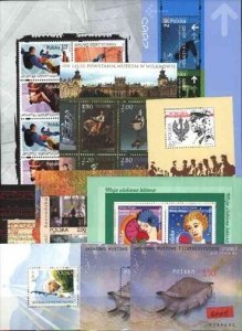 Poland 2005 MNH Year set