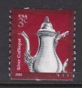 3759 Silver Coffeepot Coil MNH