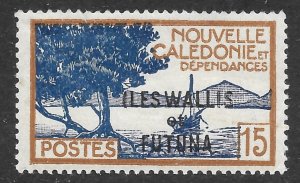 Wallis and Futuna Islands Scott 49 MH, 15c issue of 1930