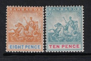 Barbados SC# 77 & 78 Mint Hinged - S19250