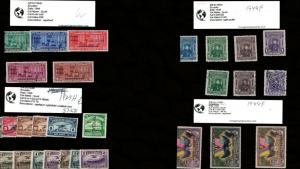 VINTAGE: ECUADOR  ASSORTMENT USD,OG,NH  SCOTT $906.45 EST LOT # 1650