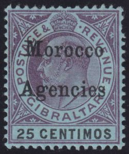 GREAT BRITAIN OFFICES ABROAD - MOROCCO 23   MINT HINGED OG * VERY FINE! - MHQ