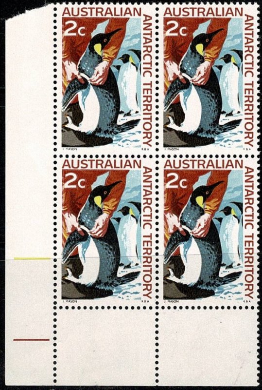 Australian Antarctic #L9 MNH block
