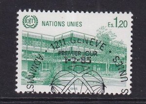 United Nations Geneva  #130 cancelled  1985  ILO Turin centre 1.20fr