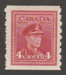 264  - King George VI war issue - coil - MH