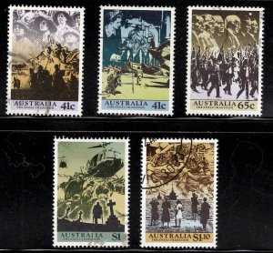 Australia - Scott # 1174-78 VF Used