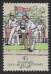 Australia # 666 - Cricket - used....{KBl22}