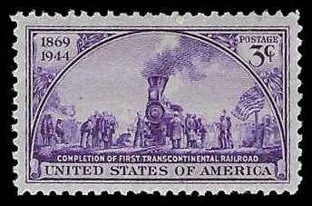 PCBstamps   US # 922 3c Transcontinental Railroad, MNH, (8)