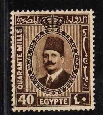 Egypt - #144 King Faud  - Used