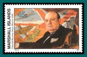 Marshall Islands 1990 WWII Churchill, MNH  #251,SG323