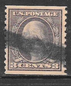 USA 494: 3c Washington, used, F-VF