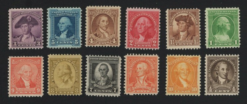 United States MINT Scott Number 704-15 MNH F-VF  - BARNEYS