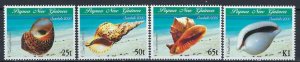 Papua New Guinea 984-87 MNH 2000 Sea Shells