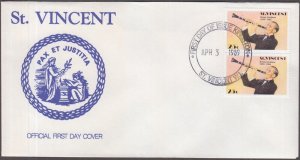 ST VINCENT Sc #1144 FDC BENNY GOODMAN, JAZZ MUSICIAN and BAND LEADER