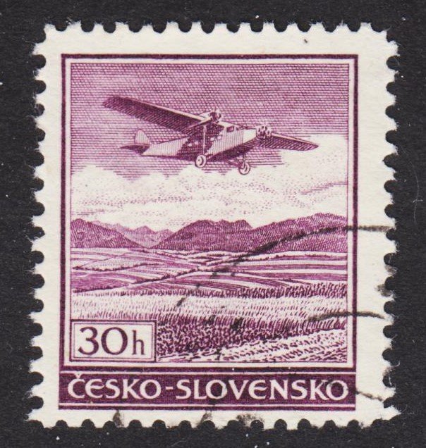 Czechoslovakia Scott C18 F+ used.