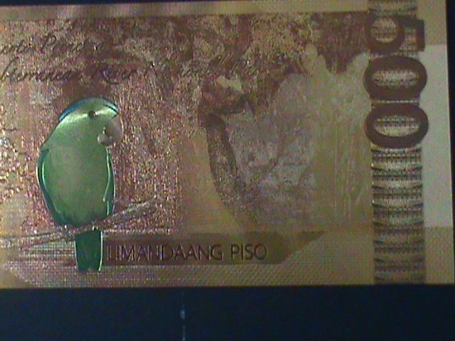 ​PHILIPPINES-2019-24 KARAT GOLD REPLICA $500 PESO BANK NOTE-WITH CERIFICATE VF