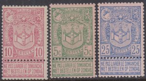 BELGIUM Item 76-8 CPL VLH ANTWERP EXHIBITION ISSUE