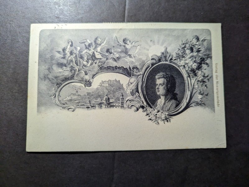1910 Austria Postcard Cover Salzburg to London EC England