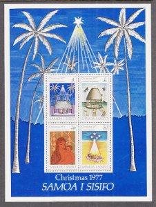 Samoa 465a Christmas Souvenir Sheet MNH VF