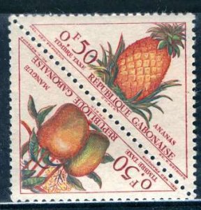 Gabon; 1962; Sc. # J34-J35a;  Mint Gumless Se-Tenant Stamps