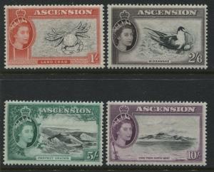 Ascension QEII 1956 1/ to 10/ mint o.g.