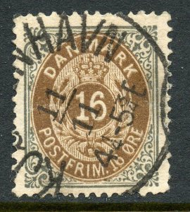 Denmark # 30, Used.